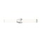 Z-Lite Cooper Vanity, 1-Light, 32 In.W x 4 In.L x 4.75 In.H, Brushed Nickel/Frosted 1010-32W-BN-LED - alternate 1